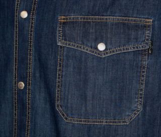 REVILS JEANSHEMD 502 Jeans Hemd dunkelblau Gr. 4XL / 60