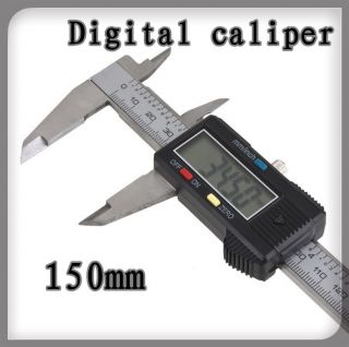 Micrometer Tool 150mm 15cm 6 Electronic Digital LCD Steel Vernier