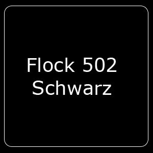 Poli Flock Flockfolie Schwarz   100 cm x 50 cm Neuware / Rechnung