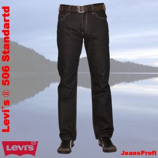 Levis 506 Standard RIGID BLACK Herren Jeans Hose 5060400 Hosen