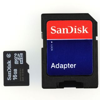 San disk 16GB Micro SD SDHC MicroSD Memory Card 16 G GB SPEICHERKARTE