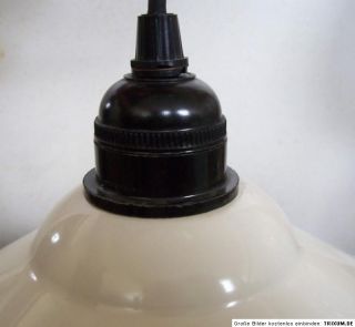alte Kellerlampe Dachbodenlampe Küchenlampe Blechschirm Deckenlampe