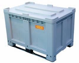 Logistikbox Transportbox Palettenbox 525 Liter m.Deckel