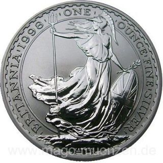 Großbritannien 2 Pounds Britannia 2013 1 Oz Silber