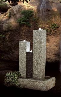Granitbrunnen FELLA LED beleuchtet Brunnen Granit TOP