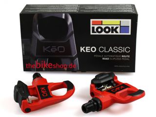 Look KéO Classic Race Klickpedale   rot
