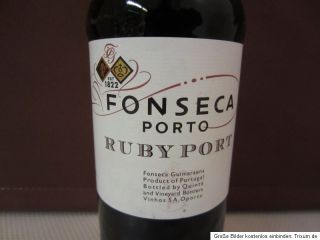 PORTWEIN RUBY PORTO FONSECA PORTO VINHO DO PORTO ROTER PORT 0,75L 20%