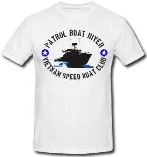PBR US Army Vietnam Speed Boat Club T Shirt *534