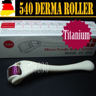 540 Nadel Titanium Meso Skin Roller 0,5mm 1/1,0mm 1,5mm 2,0mm Anti
