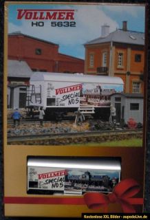 Vollmer 55632 Spezial Nr. 5 Streckenhütten mit gedeckten Güterwagen