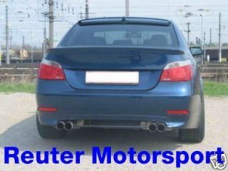 BMW E60 540i und 545i 4 Rohr Edelstahl Sport Auspuff