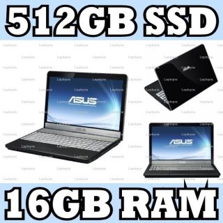 NOTEBOOK ASUS N75 ~ 512GB SSD + 750GB ~ 16 GB RAM ~ BLU RAY ~ NVIDIA