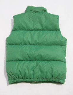 Vintage 70s North Face BROWN LABEL Puffer DOWN Green Hiking OUTDOORS