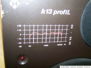 K13 profil Kompaktboxen DDR RFT HiFi Lautsprecher, 2 Wege Boxen 50VA