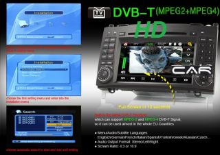 MERCEDES BENZ CLASE A B W169 W245 RADIO 2DIN GPS+7HD+DVD+TDT VITO