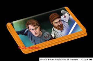 Star Wars Clone Wars Geldbeutel Geldbörse Anakin & Obi Wan