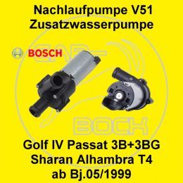 Nachlaufpumpe V51 V55 / Zusatzwasserpumpe BOSCH 0 392 020 073   ab Bj