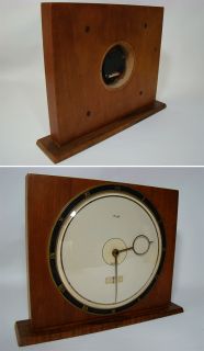 KIENZLE 20er Tischuhr   Gropius & Möller Era   Art Deco Bauhaus Clock