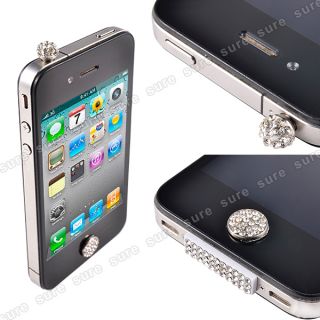 Crystal Handy Staubschutz Stöpsel Kappen Zubehör für iPhone 4G 4S