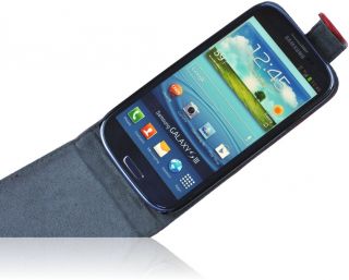 Samsung Galaxy S3 i9300 Handytasche Flip Case Rot Schutzhülle PU
