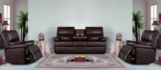 BERNSTEIN Multi  Sofa braun Textilleder 587