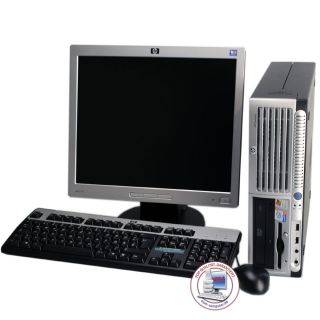 HP DC7100 SFF P4 2,8 GHz WinXP Prof.+ 48,3cm (19 Zoll) TFT HP L1950