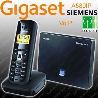 Siemens Gigaset A580 IP Cordless DECT VoIP + PSTN Phone