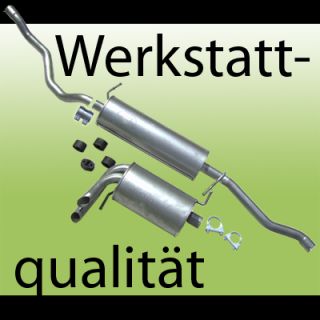 Schalldämpfer Anlage VW SHARAN 1,9TDI Auspuff Anbausatz