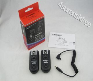 Yongnuo RF 603 flash trigger Transceiver For Canon C3 UK Shipping