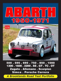 Abarth (500 595 695 850 131 750 1000 TC SS Fiat Simca Zagato Porsche