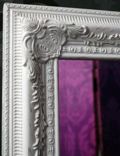 Spiegel Wandspiegel JENNA Barock weiß 150 x 60 cm