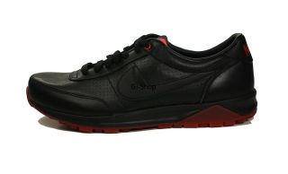 Nike Oldham Trainer Premium Schuhe Laufschuhe LEDER Schwarz/Rot