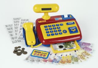 Elektronische Kasse Scanner Kinder Spielzeug Kaufladen Zubehoer Klein