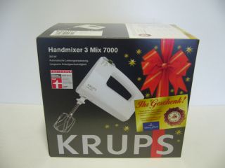 Krups Handmixer 3 Mix 7000 F608.01 WE12 + Geschenk