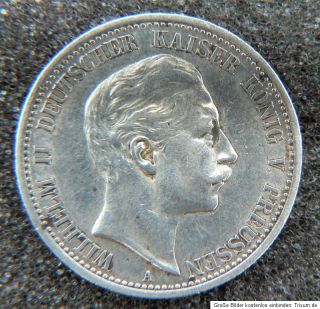 Kaiserreich 9 Münzen Silber 2 Mark , 3 Mark , 5 Mark Bremen / Hessen