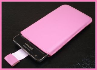 Echt Leder Tasche LG Prada 3 P940 Schutz Hülle Etui Handy Case Pink