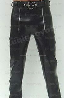 100% Latex Rubber Pants 0,8mm Hose Jeans Schlaghose Catsuit Ganzanzug