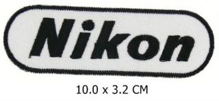 VP016 Nikon Pro Kamera,Weiß,Canon NEU,Aufbügler PATCH