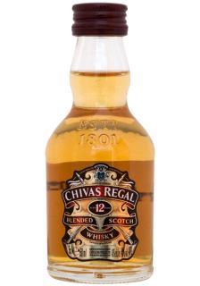 Chivas Regal 12 Years Old Scotch Whisky Miniature 5cl   50ml   Whiskey