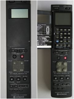ORIGINAL HITACHI FERNBEDIENUNG TRANSMITTER VT RM633E VT RM633E VCR