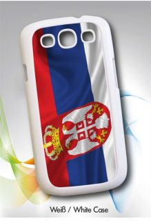 Samsung Galaxy S3 Serbien Bosnien Kosovo Serbia Fahne Flag Cover Case
