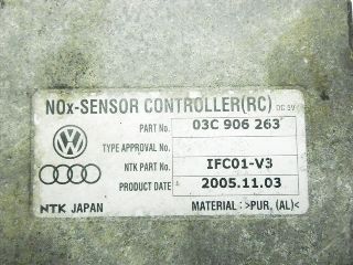 VW Polo IV 9N 9N3 1.4 FSI Sensor NOX  SENSOR CONTROLLER 03C906263