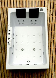 Whirlpool Badewanne 185x120 Luft+Wasser Heizung #42