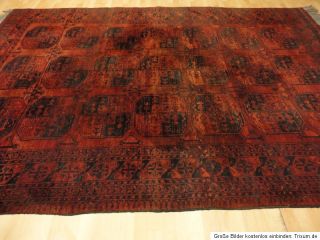 Antiker Art Deco Ersari Afghan Orientteppich Carpet Teppich Tappeto
