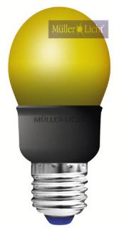 5W bunte Energiesparlampe gelb E27 Glühbirne bunt