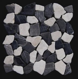 Badezimmer Naturstein Marmor Design Fliesen Mosaik Marble Grey and