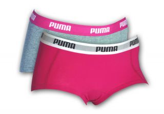 2er Pack Puma Damen Mini Shorts Unterwäsche verschiedene Farben S M L