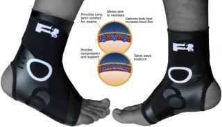RDX Pro Neoprene Ankle Foot Brace Support Pad Guard S/M