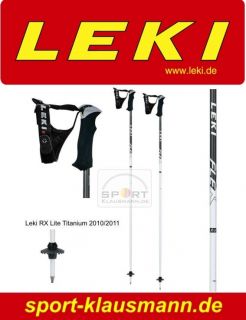 LEKI RX Lite Titanium, Skistöcke alpin, NEU, Vorjahresmodell
