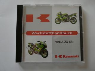 Wi672* Kawasaki Werkstatthandbuch CD Ninja ZX 6R